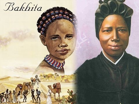 Bakhita, pôvodom zo Sudánu. Ako 9- ročnú ju uniesli obchodníci s otrokmi...