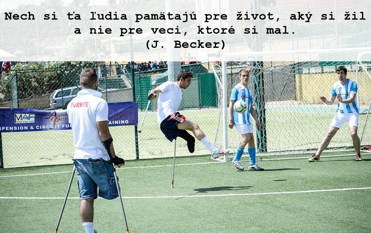 A povzbudivá foto z podujatia, ktoré som zažil...