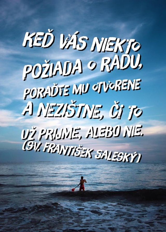 Keď prosím o radu...