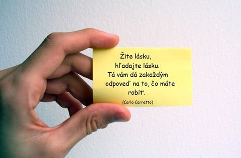 Ona dáva odpoveď...