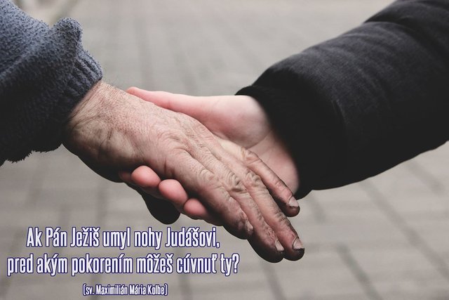 ... aj vy si máte jeden druhému nohy umývať. Jn 13, 1-15