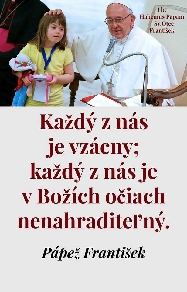 Aj ty si darom pre tento svet... :)