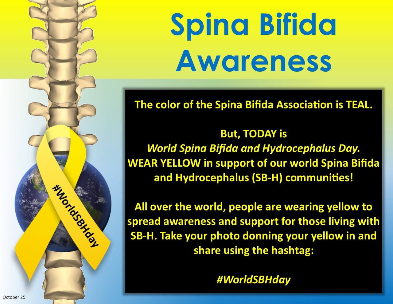 #WorldSBHday  :-)
Slovenské info tu: http://www.sbah.sk/