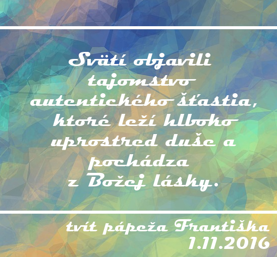 Toto každý z nás môže... :-)