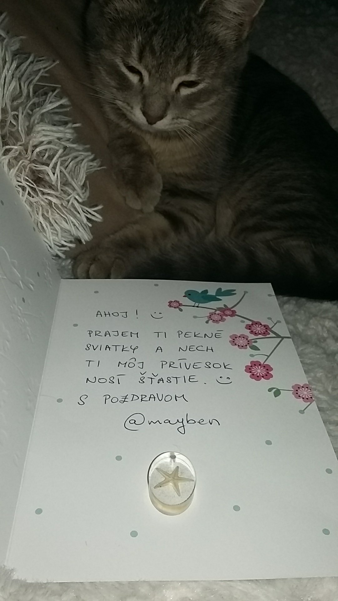 Moc krásne je to :) dakujem tejto sikovnici za privesok a prianicko :-* 