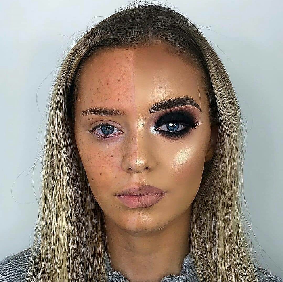 Ak by bola súťaž o najhorší makeup v histórii, toto by zaručene vyhralo (grc)... Aj na maškarný je to moc.
