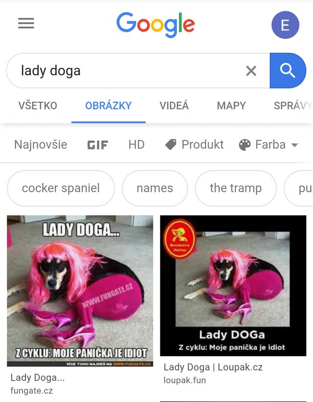 Výzva: zadaj svoj nick do gúglu a ukáž aké obrázky ti našlo!