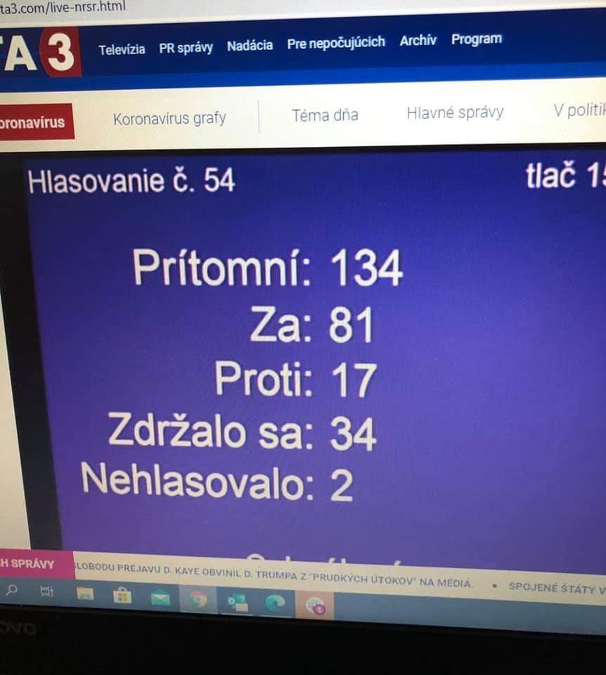 co poviete na dnesne hlasovanie o interupcii? 