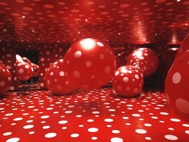 Louisiana museum of modern art a Yayoi Kusama ;) 