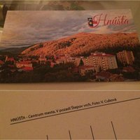 z mojej fotky sa stala pohladnica :) pohladnica s podpisom autora :) #Hnusta #dnimesta2016