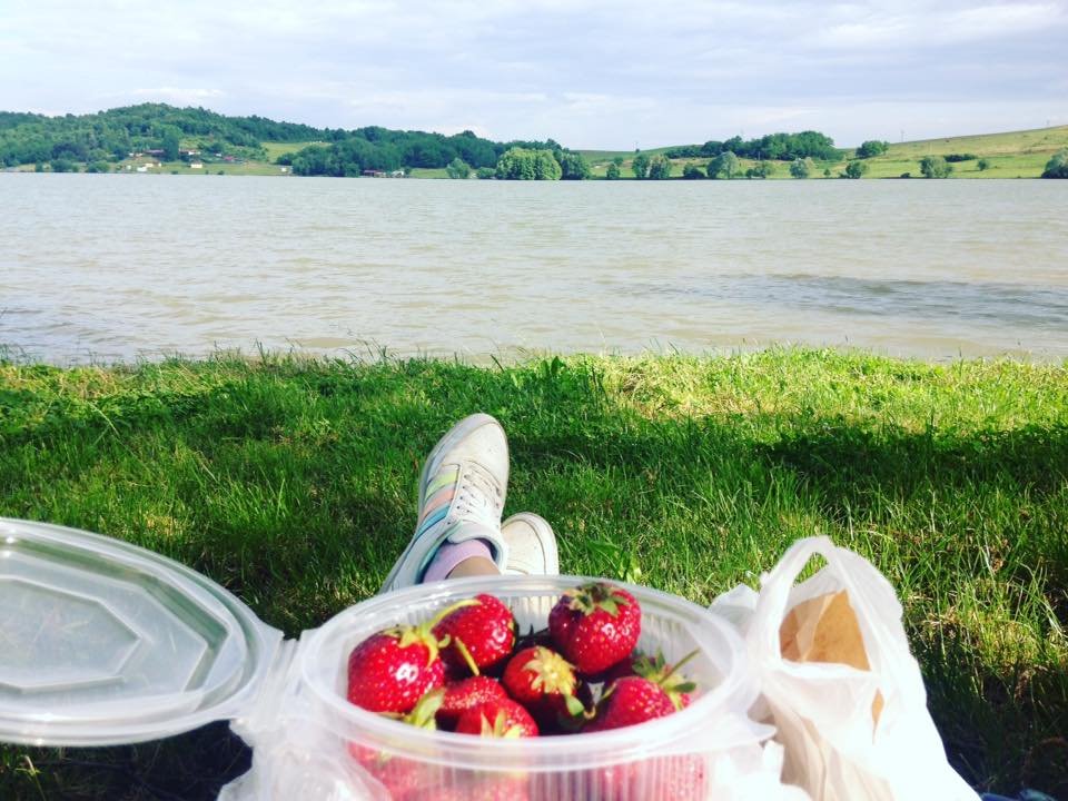 Priehrada Ľuboreč relax a jahôdky :P