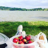 Priehrada Ľuboreč relax a jahôdky :P