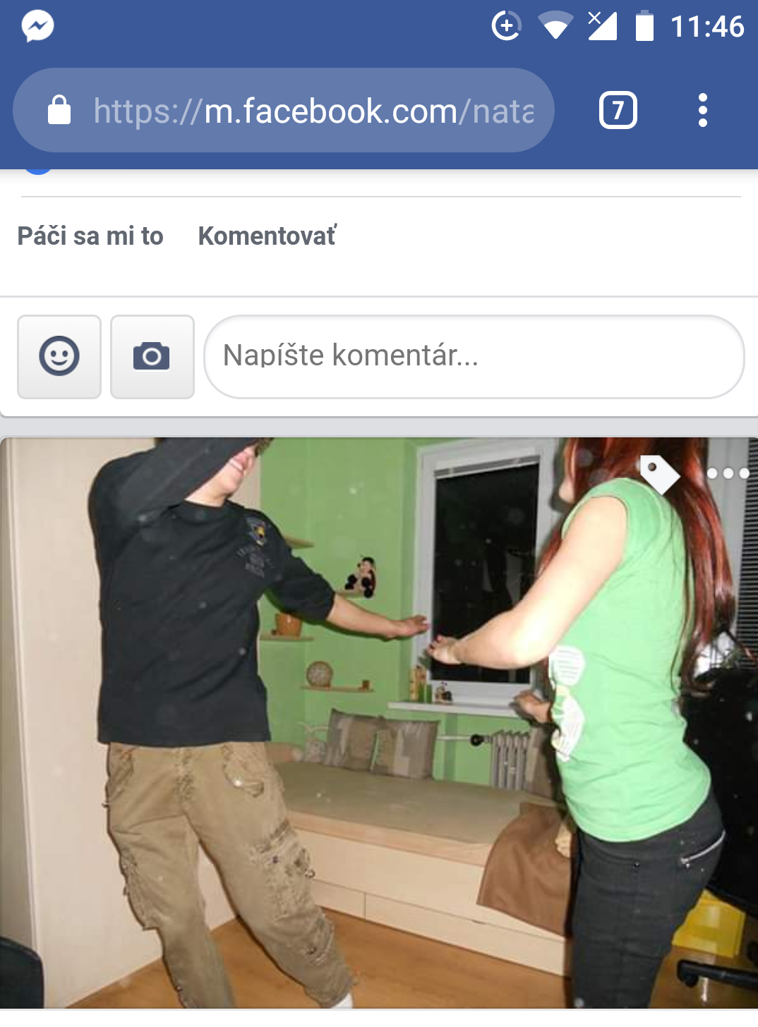 To som ja, keď som mala 47kg, tancujúca so svojím, pravdepodobne, budúcim manželom :D
