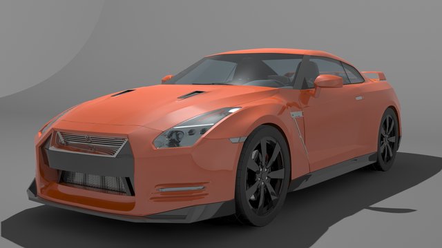NIssan GTR -
3ds max -
mental ray