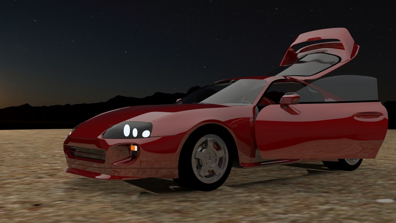 Toyota Supra -
3ds max -
mental ray