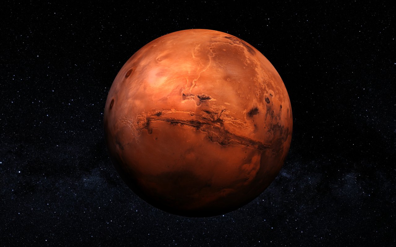 Mars v plnej nádhere 