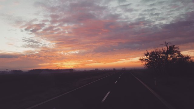 Takýto krásny pohľad dnes na ceste domov