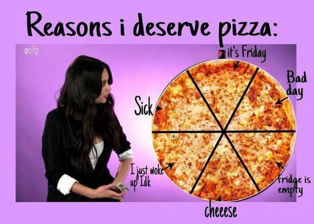 Because everyone love pizza 