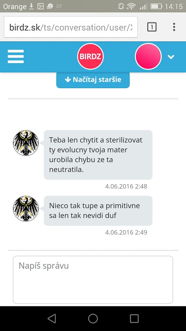 Tesn pocit, ked vam bez akehokolvek kontextu pride nieco taketo, a potom si vas yo este aj blokne, aby ste nemohli reagovat.
Vysvetli mi niekto prosim, z ktorej liecebne toto utieklo? :-D
Smejem sa, strasne sa smejem :-D :-D :-D